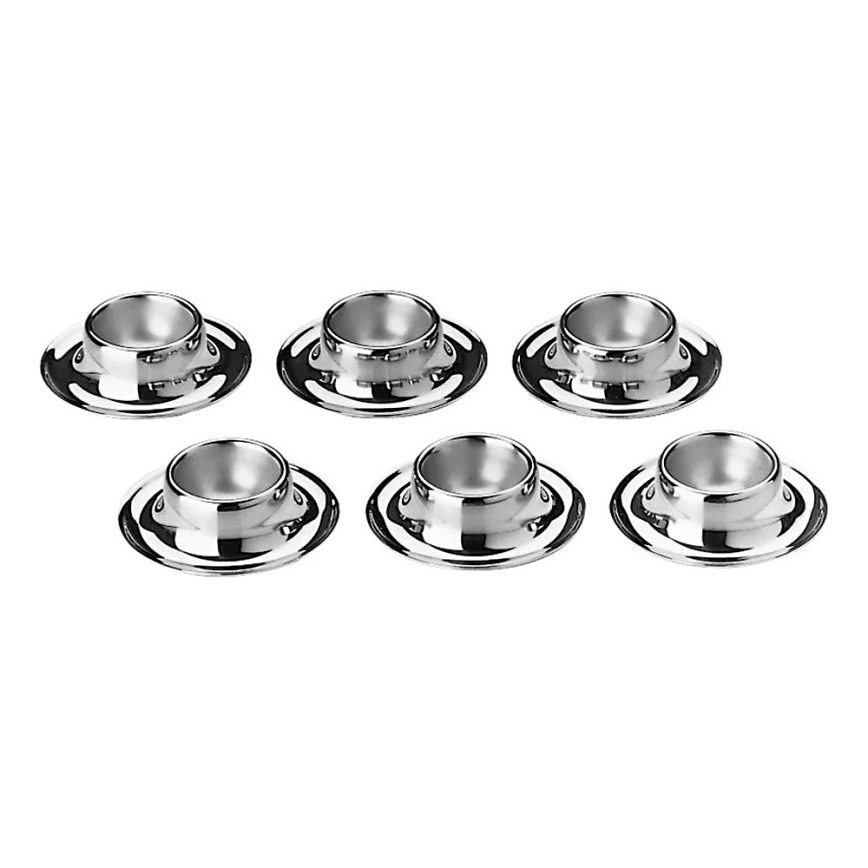 WMF - Set van eierhouders CROMARGAN AKTUELL, 6 stuks, roestvrij staal