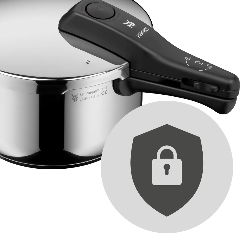 WMF - Snelkookpan 6,5 l PERFECT roestvrij staal