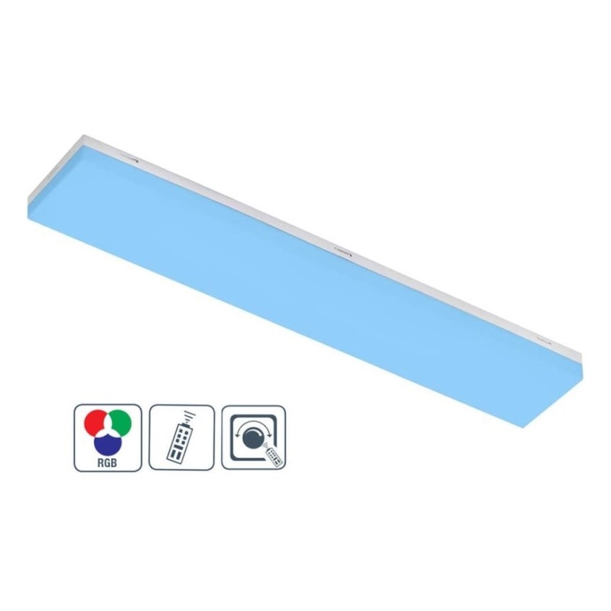 Wofi 11276 - LED RGB Uitbreidbaar dimbaar opbouwpaneel FOURLIGHTS LED/10W/230V