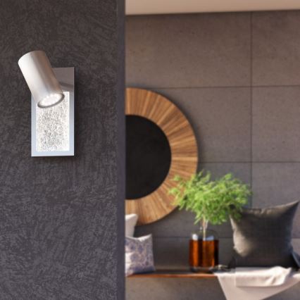 Wofi 11589 - LED Wandspot BALI 1xGU10/5W/230V + LED/6W/230V