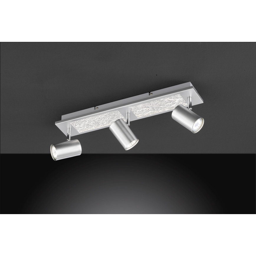Wofi 11591 - LED Inbouwspot BALI 3xGU10/5W/230V + 2xLED/6W/230V 3000K