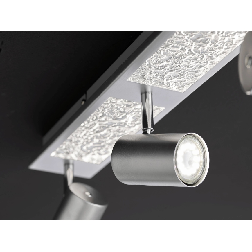 Wofi 11591 - LED Inbouwspot BALI 3xGU10/5W/230V + 2xLED/6W/230V 3000K