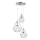 Wofi 12067 - Dimbare LED hanglamp aan een koord AMY 3xLED/8W/230V