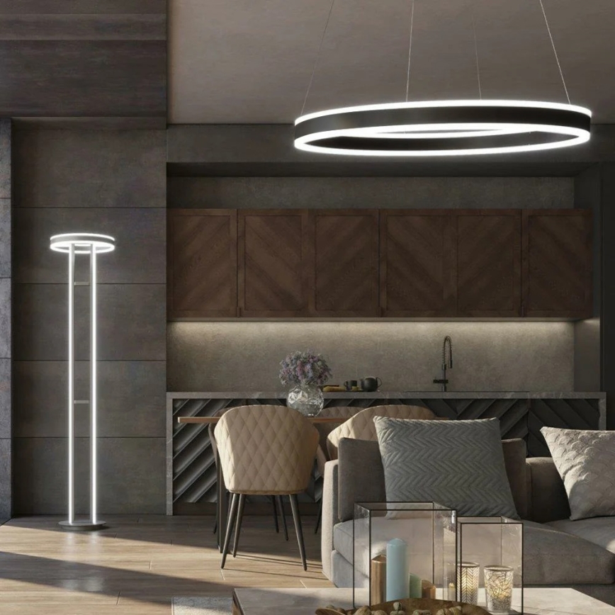 Wofi 12147 - Dimbare LED hanglamp aan een koord KEMI LED/73W/230V 3000K + afstandsbediening