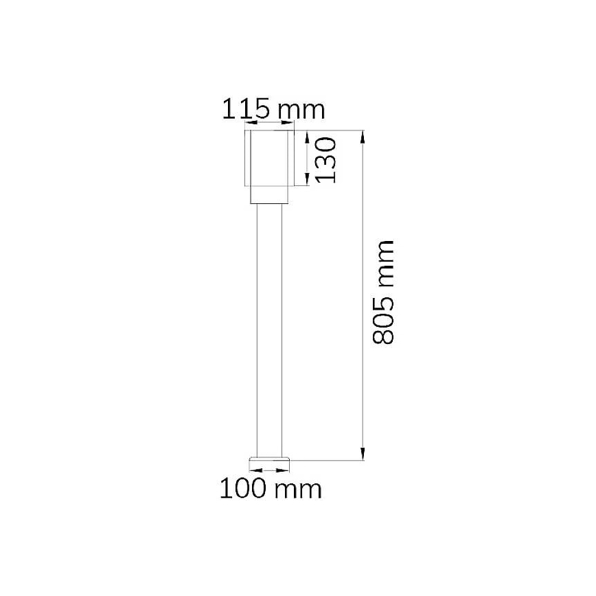 Wofi 12232 - Buitenlamp PITA 1xE27/10W/230V IP54