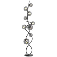 Wofi 3014-905 - Staande LED Lamp NANCY 9xG9/3,5W/230V zwart chroom