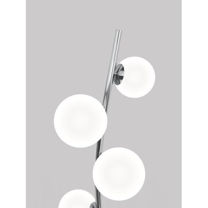 Wofi 3014-907 - Staande LED Lamp NANCY 9xG9/3,5W/230V glanzend chroom