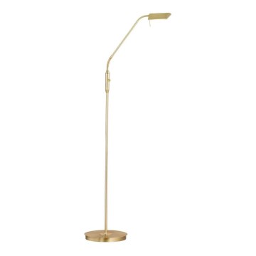 Wofi 3321.01.32.6000 - Dimbare LED Staande lamp CORY LED/8W/230V messing