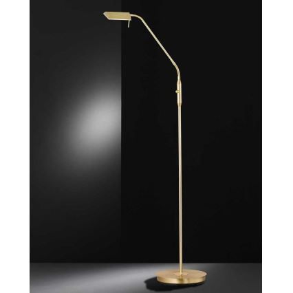 Wofi 3321.01.32.6000 - Dimbare LED Staande lamp CORY LED/8W/230V messing