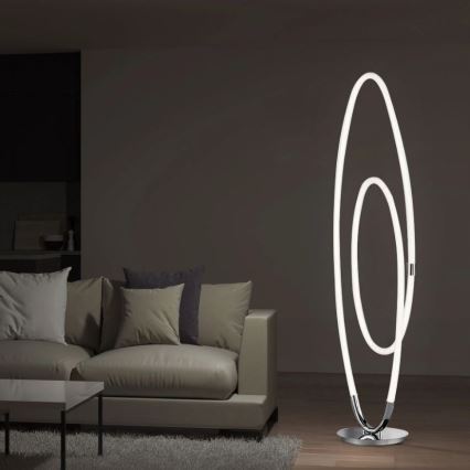 Wofi 3883.01.01.9000 - LED dimbare vloerlamp MIRA LED/53W/230V 3000K