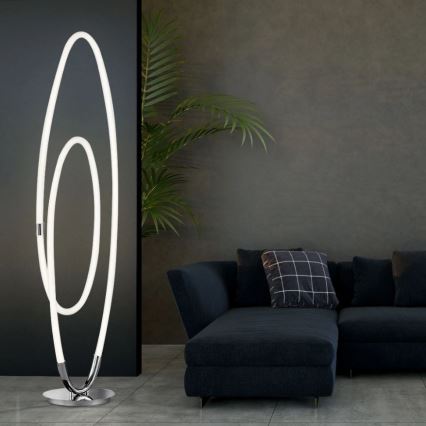 Wofi 3883.01.01.9000 - LED dimbare vloerlamp MIRA LED/53W/230V 3000K