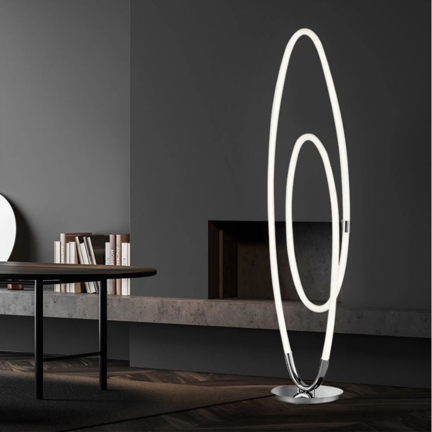 Wofi 3883.01.01.9000 - LED dimbare vloerlamp MIRA LED/53W/230V 3000K