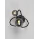 Wofi 4014-205 - LED wand verlichting NANCY 2xG9/3,5W/230V zwart chroom