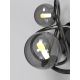 Wofi 4014-205 - LED wand verlichting NANCY 2xG9/3,5W/230V zwart chroom