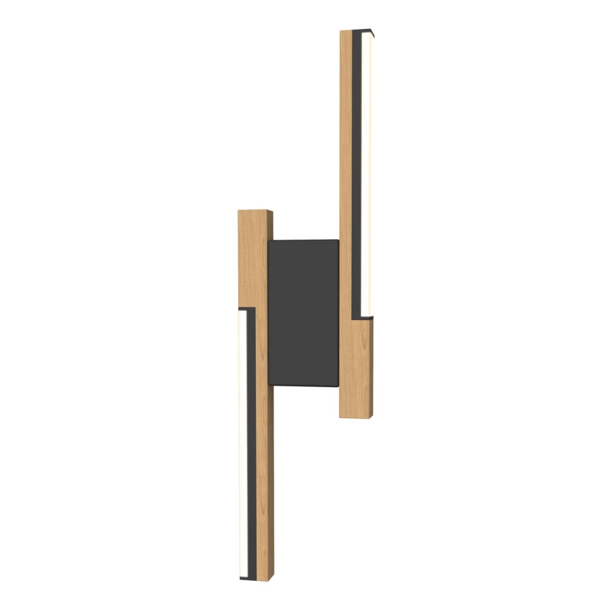 Wofi 4031-206- LED dimbare wandlamp PALERMO 11W/230V rubberhout
