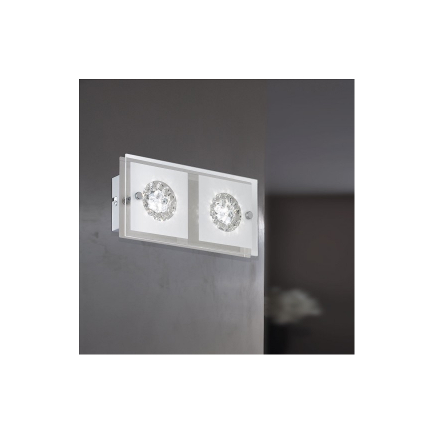 Wofi 4272.02.01.0000 - LED Wand Lamp REIMS 2xLED/4W/230V