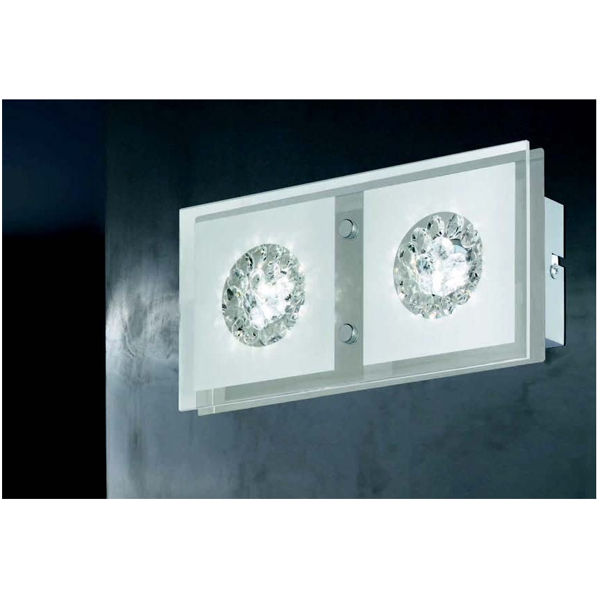 Wofi 4272.02.01.0000 - LED Wand Lamp REIMS 2xLED/4W/230V