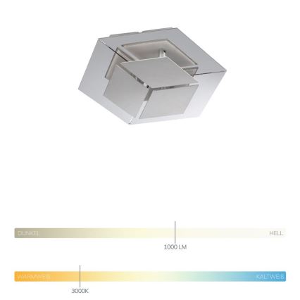 Wofi 4825.01.54.9000 - LED Wandlamp HARPER LED/12W/230V 3000K