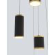 Wofi 5003-904 - Dimbare LED hanglamp aan een koord TOULOUSE LED/57W/230V zwart/goud