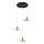 Wofi 5016-304 - Dimbare LED hanglamp aan een koord BREST LED/26W/230V zwart/goud