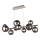 Wofi 6014.10.24.9000 - LED Hanglamp aan een koord VILLA 10xG9/3W/230V zwart/glanzend chroom