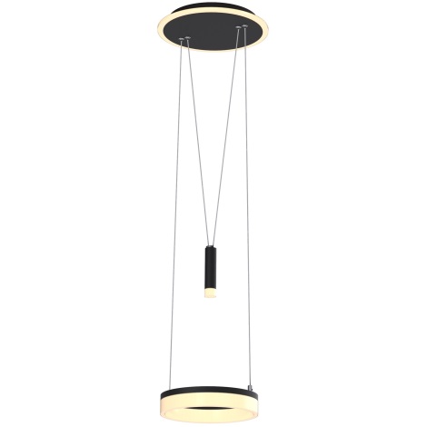 Wofi 6054-302 - Dimbare LED hanglamp aan een koord JESSE LED/15,5W/230V zwart