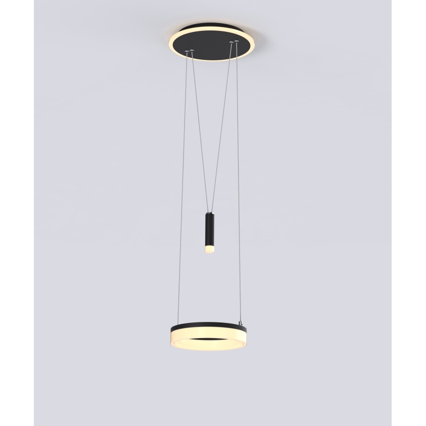 Wofi 6054-302 - Dimbare LED hanglamp aan een koord JESSE LED/15,5W/230V zwart
