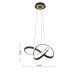 Wofi 6134-104 - Dimbare LED hanglamp aan een koord INDIGO LED/44W/230V zwart/goud