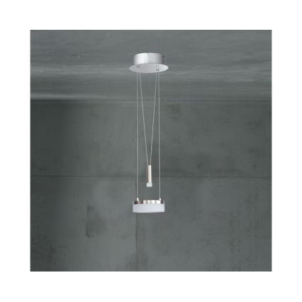 Wofi 6263.02.54.6250 - Dimbare LED hanglamp aan een koord JETTE LED/10W/230V + LED/1W