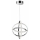 Wofi 6423.03.01.9100 - LED Hanglamp aan een touwtje HARLEY LED/25W/230V