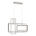 Wofi 6531.03.64.8000 - Dimbare LED hanglamp aan een koord VISO LED/87W/230V