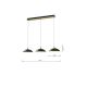 Wofi 7001-304 - Dimbare LED hanglamp aan een koord ROSCOFF LED/29W/230V zwart/goud