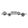 Wofi 7014-405W - LED Bevestigde Hanglamp VILLA 4xG9/3W/230V zwart