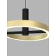Wofi 7016-304 - Dimbare LED hanglamp aan een koord BREST LED/26W/230V zwart/goud
