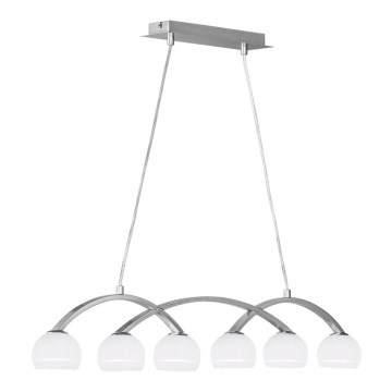 WOFI 7751.06.64.0000 - Hanglamp LYNN 6xG9/33W