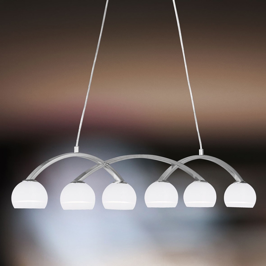 WOFI 7751.06.64.0000 - Hanglamp LYNN 6xG9/33W