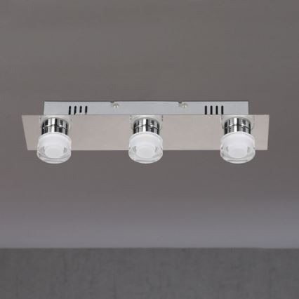 Wofi 7848.03.54.0044 - Badkamer LED Plafond Lamp LORIENT 3xLED/4W/230V IP23