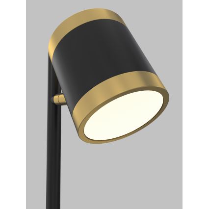 Wofi 8003-104S - Dimbare LED tafellamp TOULOUSE LED/10W/230V zwart/goud