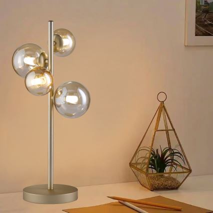Wofi 8014.04.14.9000 - LED Tafellamp VILLA 4xG9/3W/230V goud