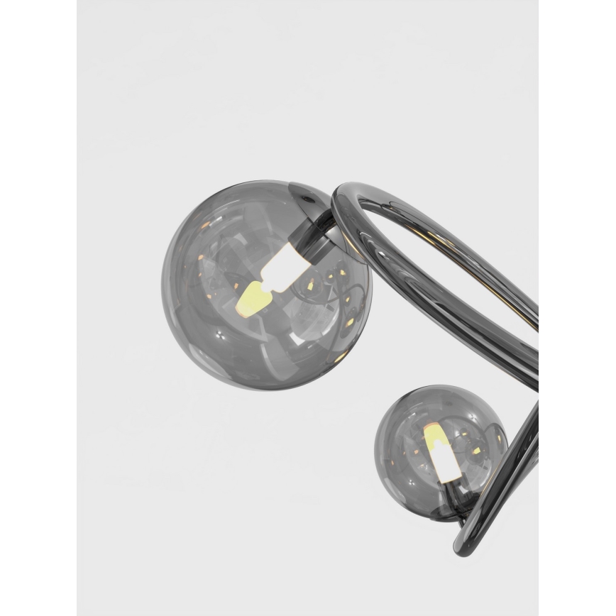 Wofi 8014-205 - LED Tafellamp NANCY 2xG9/3,5W/230V zwart/glanzend chroom