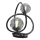 Wofi 8014-205 - LED Tafellamp NANCY 2xG9/3,5W/230V zwart/glanzend chroom