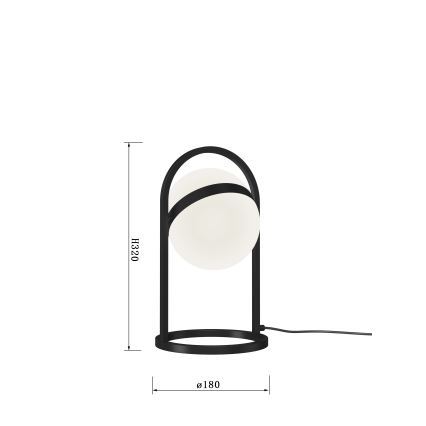 Wofi 8046-102 - LED Dimbare touch tafellamp AVIGNON LED/10,5W/230V zwart