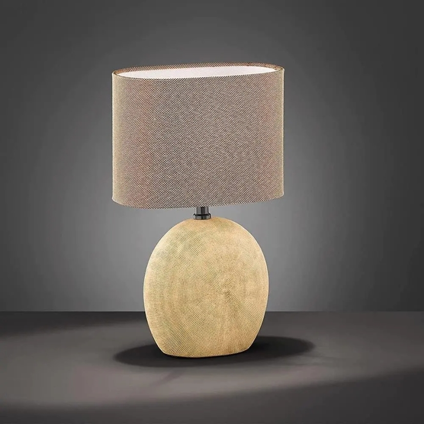 Wofi 845601236000 - Tafellamp CARMEN 1xE14/40W/230V beige