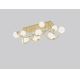 Wofi 9014-1201 - LED Bevestigde Hanglamp NANCY 12xG9/3,5W/230V goud/wit