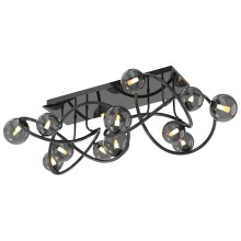 Wofi 9014-1205 - LED Bevestigde Hanglamp NANCY 12xG9/3,5W/230V zwart chroom
