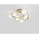 Wofi 9014-801 - LED Bevestigde Hanglamp NANCY 8xG9/3,5W/230V goud/wit