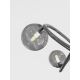 Wofi 9014-805 - LED Bevestigde Hanglamp NANCY 8xG9/3,5W/230V zwart chroom