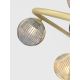 Wofi 9015-804 - LED Bevestigde Hanglamp METZ 8xG9/3,5W/230V goud/grijs