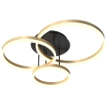 Wofi 9049-401 - Dimbare LED bevestigde hanglamp PERPIGNAN LED/51W/230V goud