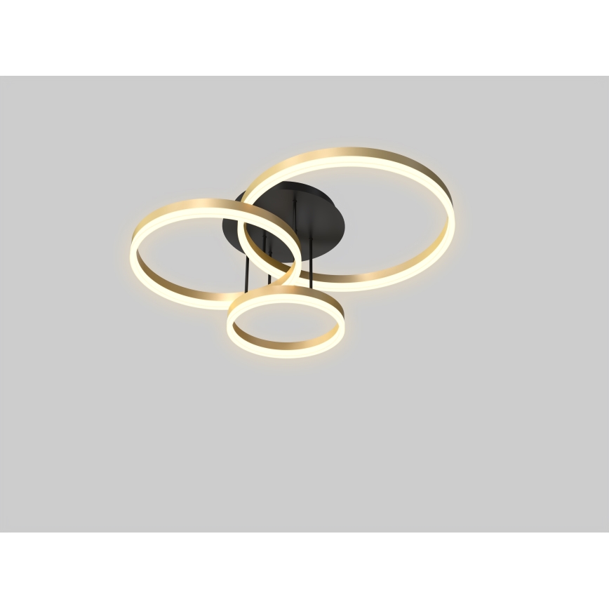 Wofi 9049-401 - Dimbare LED bevestigde hanglamp PERPIGNAN LED/51W/230V goud
